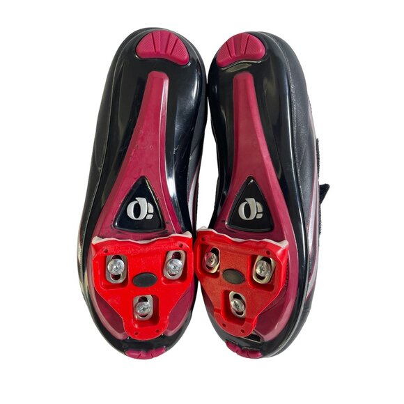 Pearl Izumi Cycling Quest Red 5720 Shoes w/ Pedal Cleats EUR 39 (M6.5 W7.5W) - Picture 6 of 7
